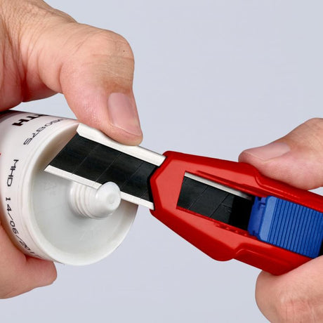 Knipex cutix universal knivboksskærer (rød blå, inkl. 2 knivblade)