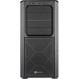 Silverstone sst-sed1-b midi tårnhus (sort | 2x USB-A | 1x USB-C)