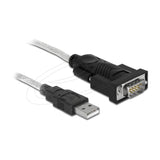 Delock-adapter USB 2.0 type-a > 1 x seriel db9 rs-232 + adapter db25 (1,8 meter)