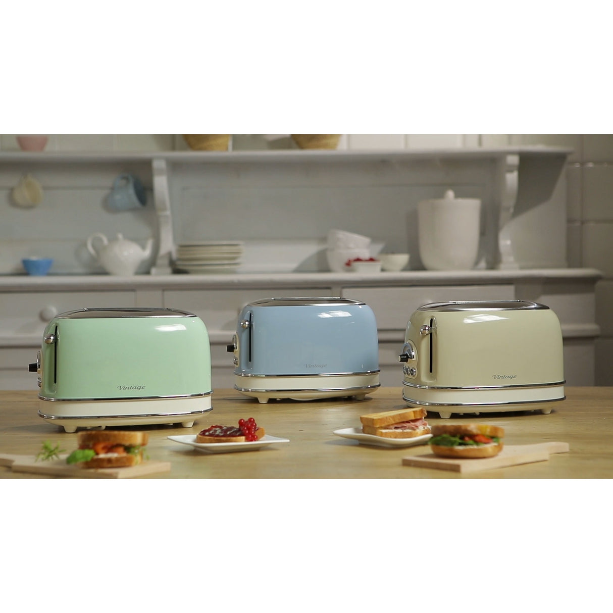 Ariete vintage brødrister 0155 14 (lysegrøn)