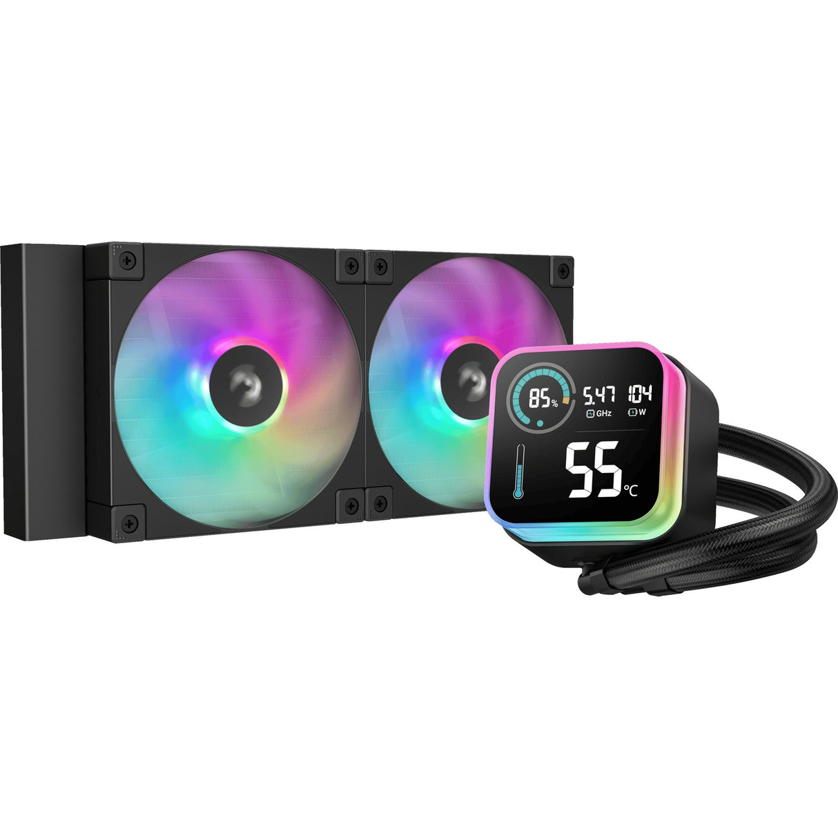 Deepcool lq240 vandkøling (sort)