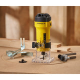Stanley 550w kantfræser (gul sort)