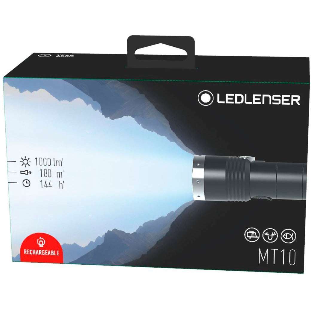 Ledlenser mt10 zaklamp (zwart, 1000 lm, 6000 - 8000k)