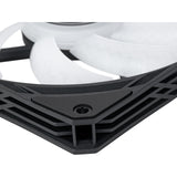 Silverstone air slimer 140 argb kabinet blæser (sort, 140 x 15 x 140 mm, pwm)