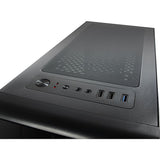 Inter-tech cxc2 midi tårnhus (sort | 3x usb-a | vindue)