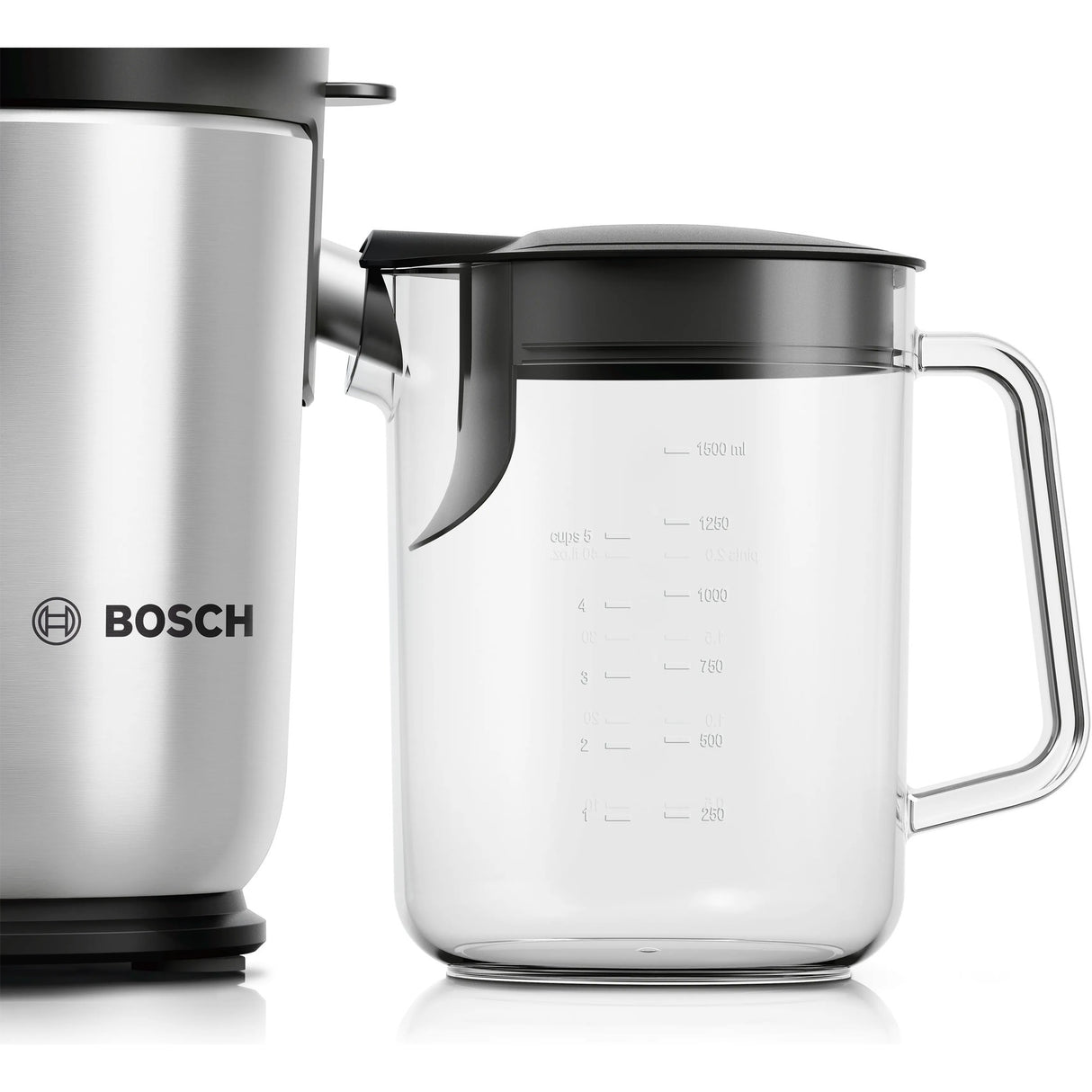 Bosch juicer vitajuice 4 1000 w (sølv sort)