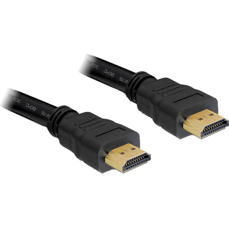 Delock højhastigheds HDMI-kabel med Ethernet (sort, 20 meter)