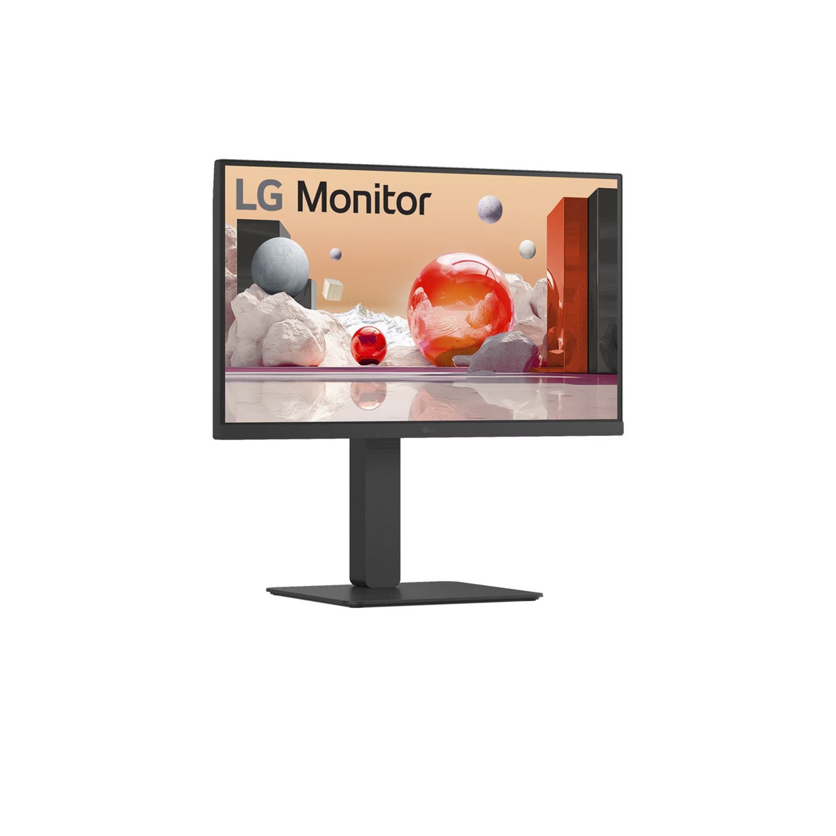 24ba850 23.8 skærm (sort, HDMI, skærmport, lyd, LAN, USB-C, webcam)