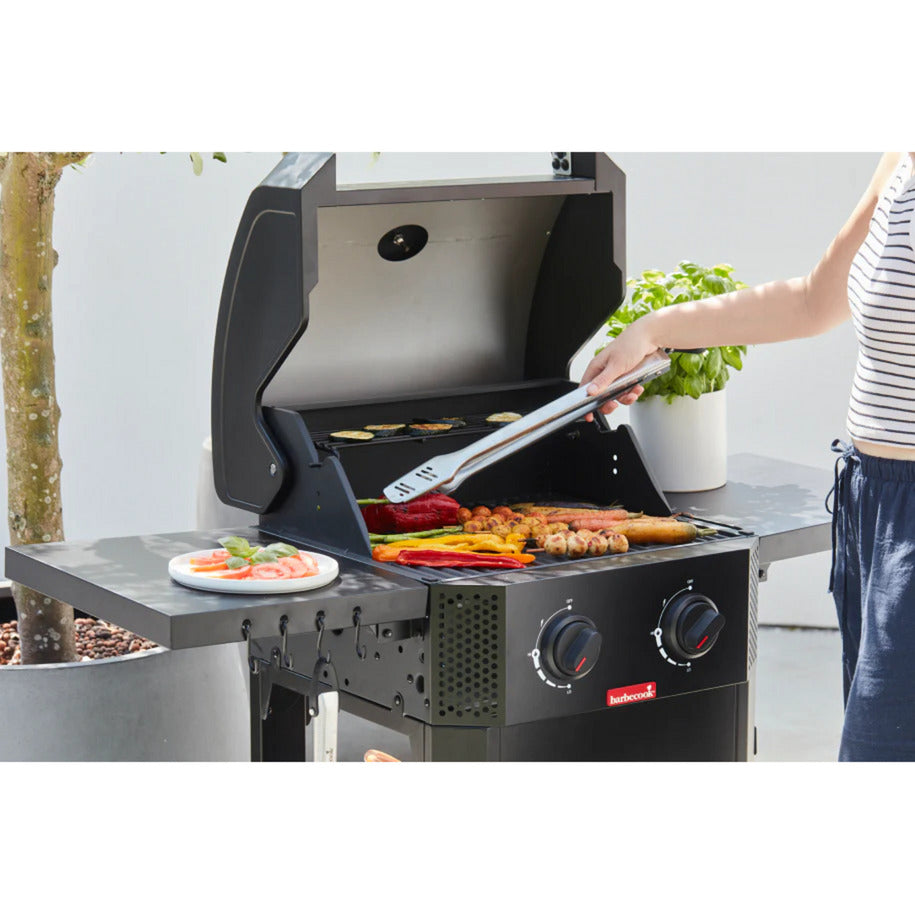 Barbecook luca 210 gasgrill med sideborde (sort)