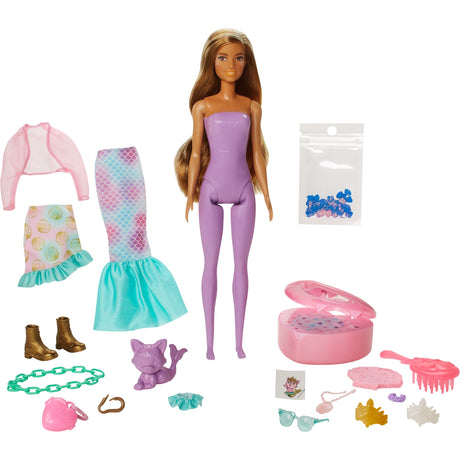 Barbie farve afsløre - fantasy mode havfrue dukke