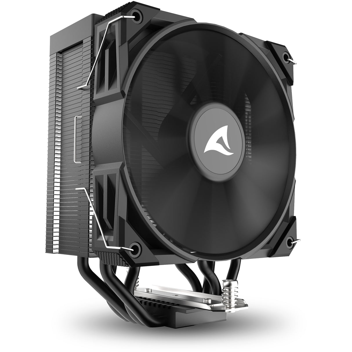 Sharkoon a40 CPU køler (sort, 4-benet PWM blæserstik)