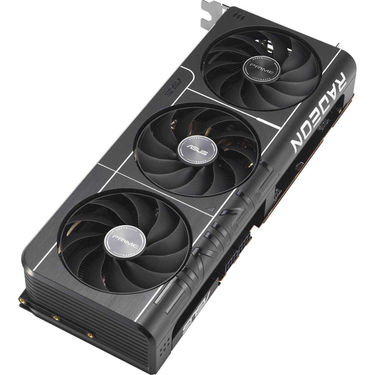 Asus Prime Radeon RX 9070 OC grafikkort (grå, 3x skærmport, 1x HDMI, RDNA4)