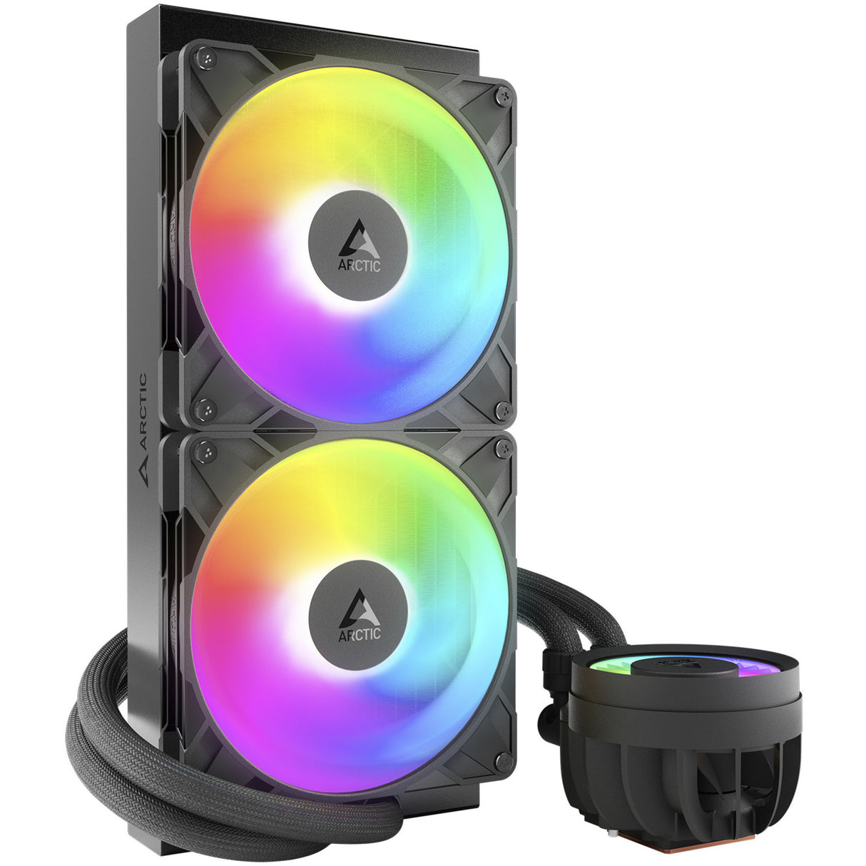 Arctic Liquid Freezer III Pro 280 A-RGB vandkøling (sort, 4-pin PWM blæserstik)