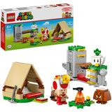Lego super mario 72040 toad boss campingplads
