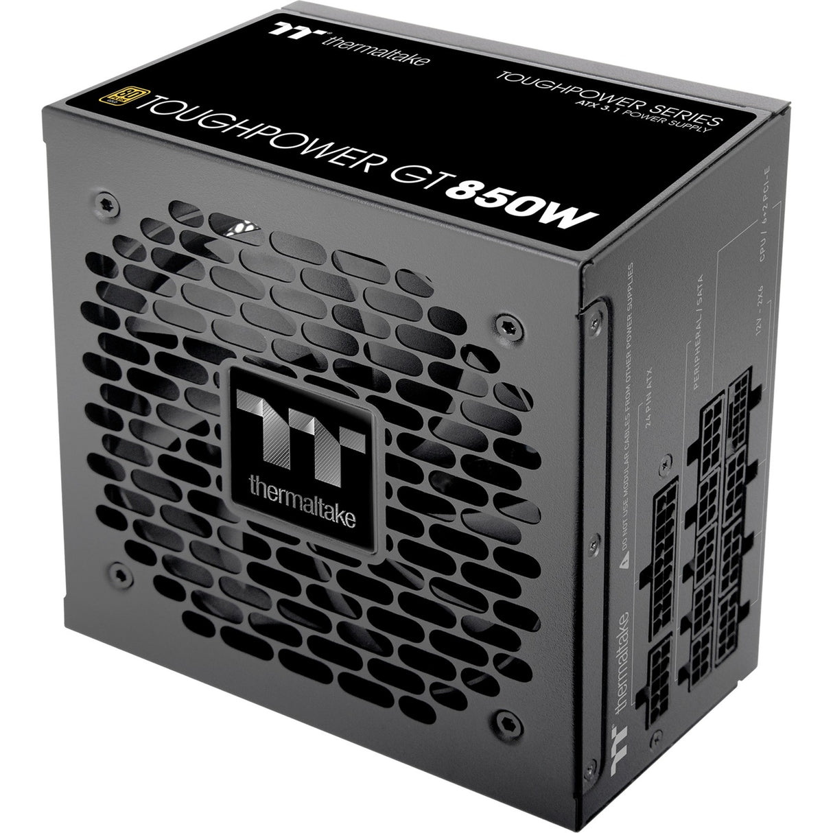 Thermaltake toughpower gt modulær 850 watt strømforsyning (sort, 4x pcie)