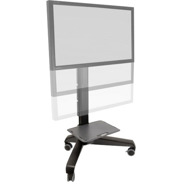 Ergotron neo-flex mobilt mediecenter uhd base (sort)