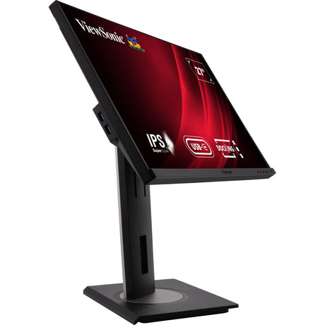 Viewsonic vg2756-4k dockingmonitor 27 (sort (mat), 1x HDMI, 1x skærmport, USB-C, USB-A, USB-B, lyd)