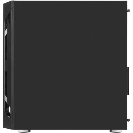 Silverstone sst-fah1mb-g midi tårnhus (sort | 3x USB-A | hærdet glas)