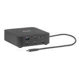 Club 3d 12-1 usb-c® quad displaylink dockingstation (zwart)