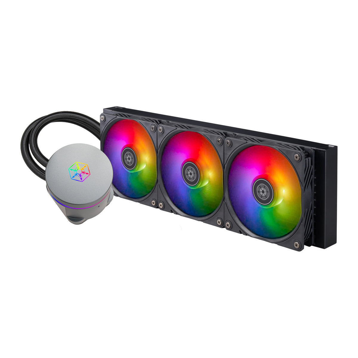 Silverstone icemyst 360 pro vandkøling (sort, 4-benet PWM)
