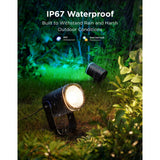 Govee smarte udendørs spotlights betyder noget rgbicww - 2-pack havespots