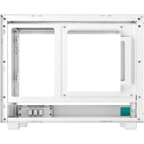 Deepcool ch160 mini tårnhus (hvid | 2x USB-A | 1x USB-C | hærdet glas)