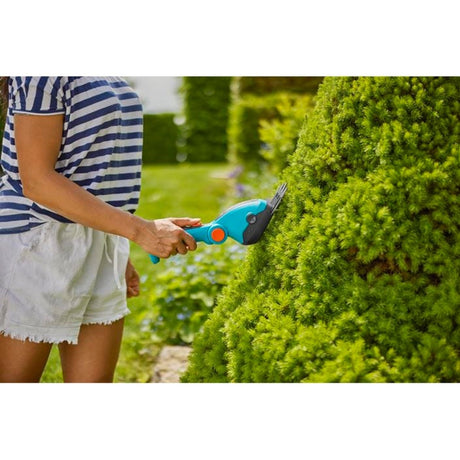 Gardena akku græssaks comfortcut li (turkis sort, li-ion batteri 3.0ah)