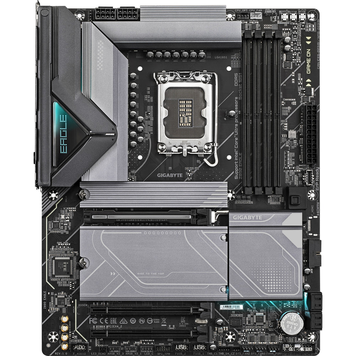 Gigabyte z890 eagle socket 1851 bundkort (raid, 2,5 GB-lan, lyd, atx)