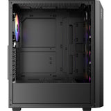 Antec ax67 argb midi tårnhus (sort | 3x usb-a | hærdet glas)