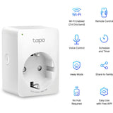 Tp-Link Tapo P100 Mini Smart WiFi-stik (4-pak) Switch-stik (hvid, 4-pak)