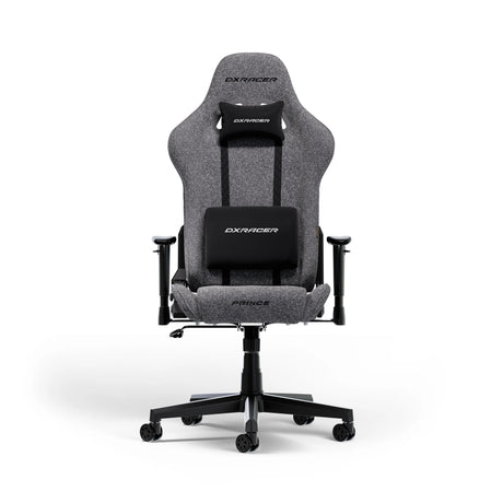Dxracer prince l gaming stol i gråt stof (grå)