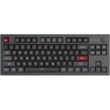 Montech mkey darkness tkl rgb mekanisk tastatur (sort, us-layout (qwerty), gateron g pro gul, 80% (tkl), hot-swappable, rgb, pbt)