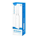 Cudy indendørs udendørs 4G ac1200 wi-fi router (hvid)