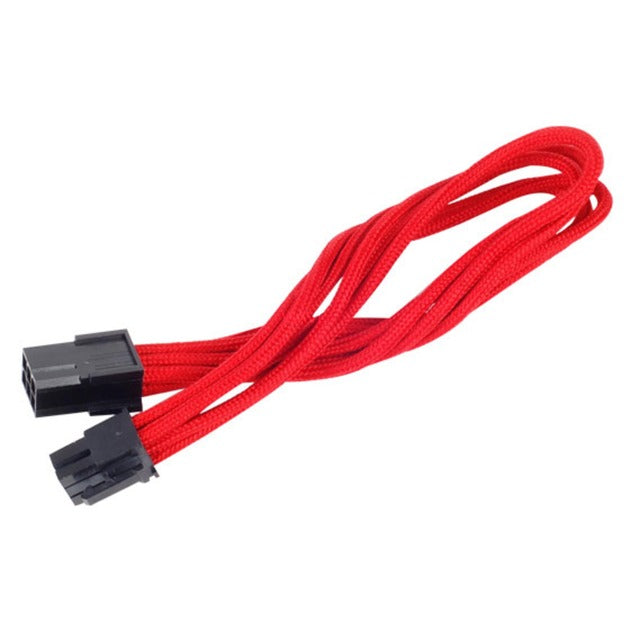 Silverstone 6-benet PCIe forlængerkabel (rød, 25 centimeter, pp07-ide6r, lite detailhandel)