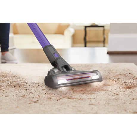 Black+decker 36v 4-i-1 power-serien ekstrem pet stick støvsuger (lilla)