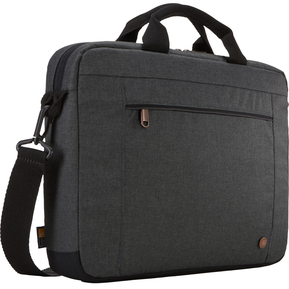 Case logic era 14 bærbar attaché eraa-114-obsidian bærbar taske (mørkegrå)