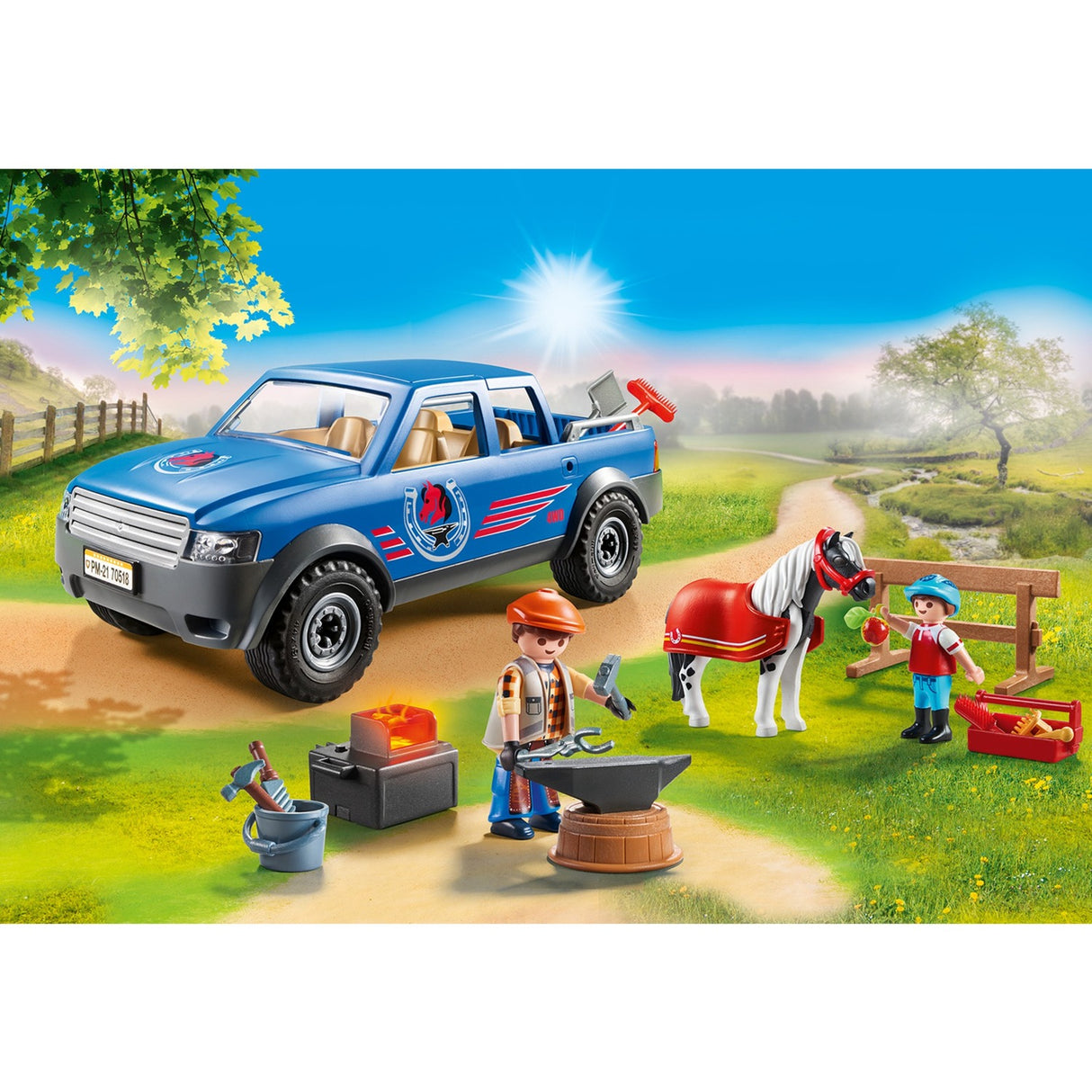 Playmobil land - mobilt beslagslegetøj (70518)