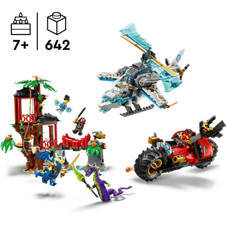 Lego ninjago 71857 ninja køretøjer ved træhuset