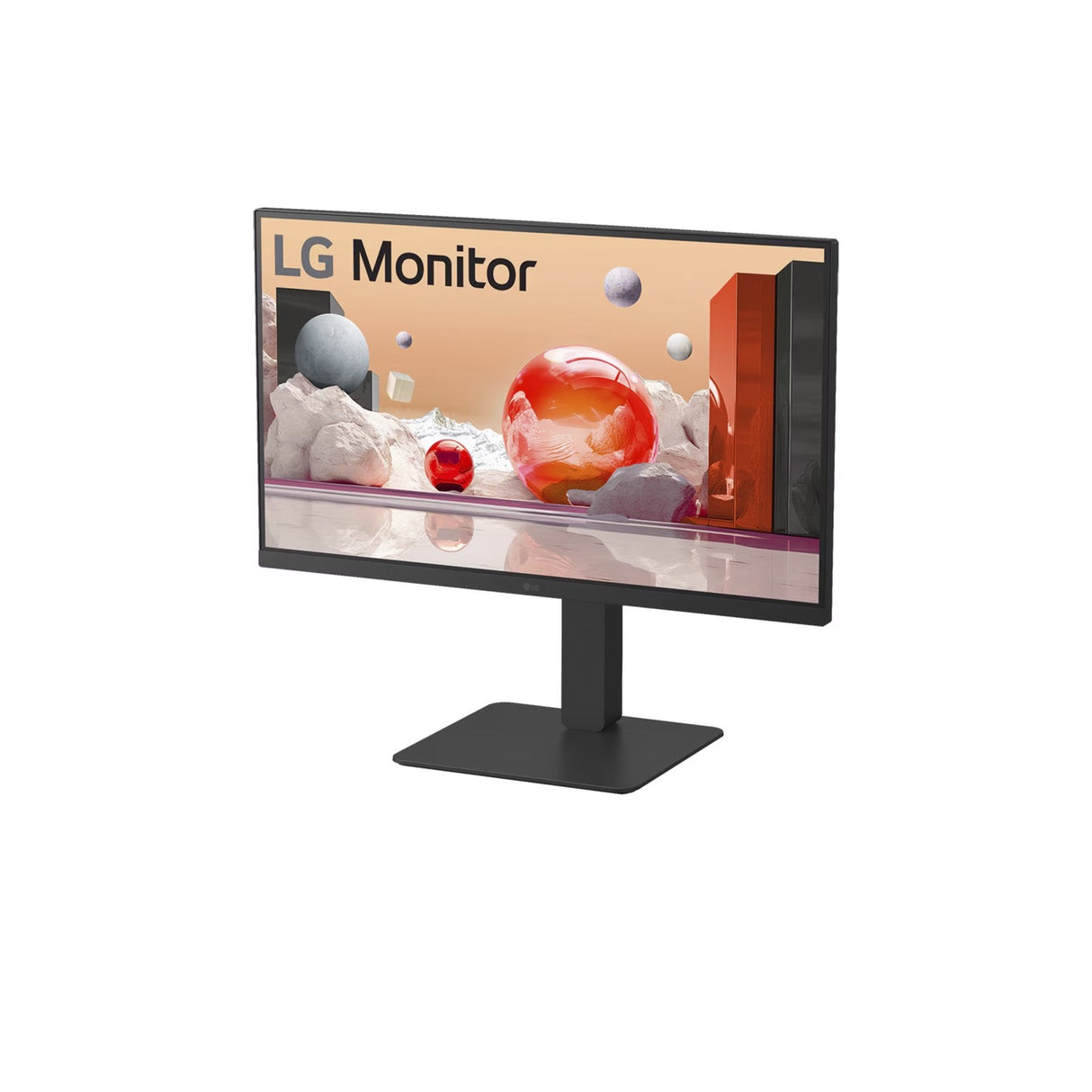 LG 27ba750 27 skærm (sort, HDMI, skærmport, lyd, LAN, USB-C)