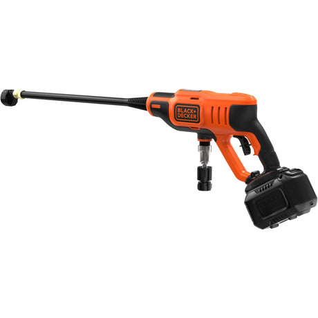 Black+decker bcpc18d1 18v 24bar højtryksrenser - inklusive 1x2,0 ah batteri - bcpc18d1-qw