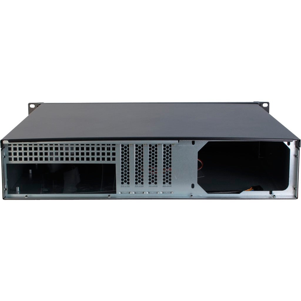 Inter-tech 2u-2098-sk rackhus (sort | 2x USB-A)