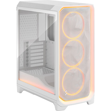 Fractal design meshify 3 ambience pro rgb midi tårnhus (hvid | 2x usb-a | 1x usb-c | rgb | hærdet glas)