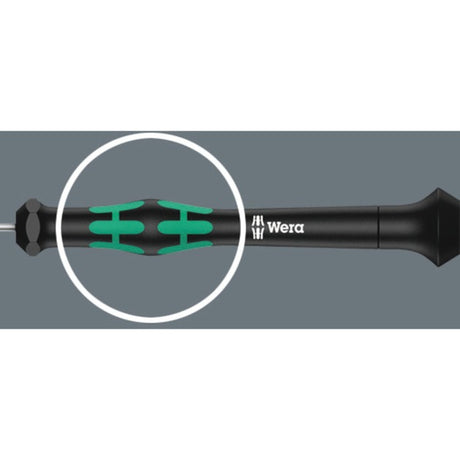 Wera compact micro 21 esd 1 skruetrækker (sort grøn, til elektriske apparater)