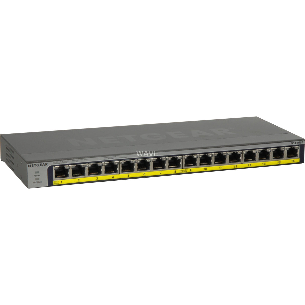 Netgear GS116LP 16-ports PoE PoE+ Gigabit Ethernet Unmanaged Switch