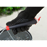 Weber tresidet rensebørste grillrensebørste (sort rød, 30 cm)