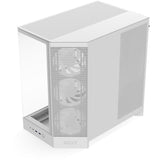 Nzxt h9 flow rgb midi tårnhus (hvid (mat) | 2x usb-a | 1x usb-c | rgb | hærdet glas)