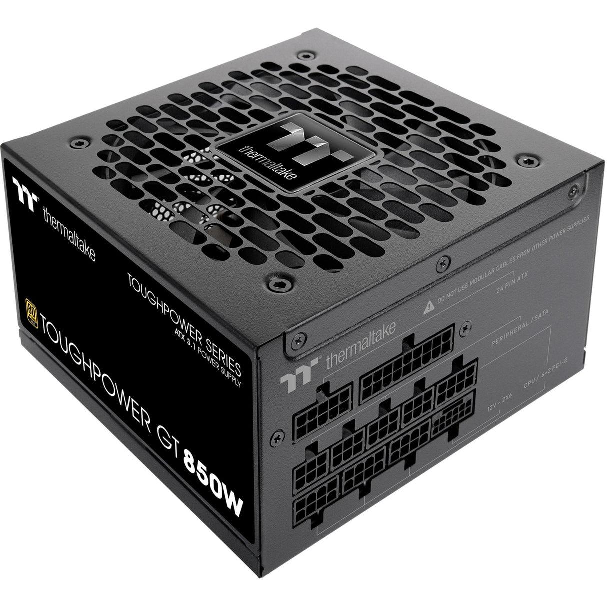 Thermaltake toughpower gt modulær 850 watt strømforsyning (sort, 4x pcie)
