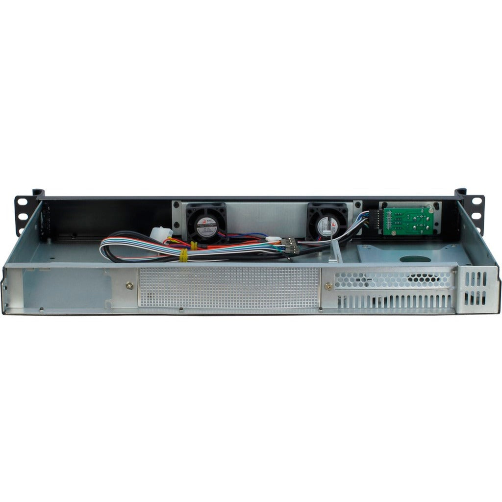 Inter-tech 1u k-126l rackhus (sort | 2x USB-A)