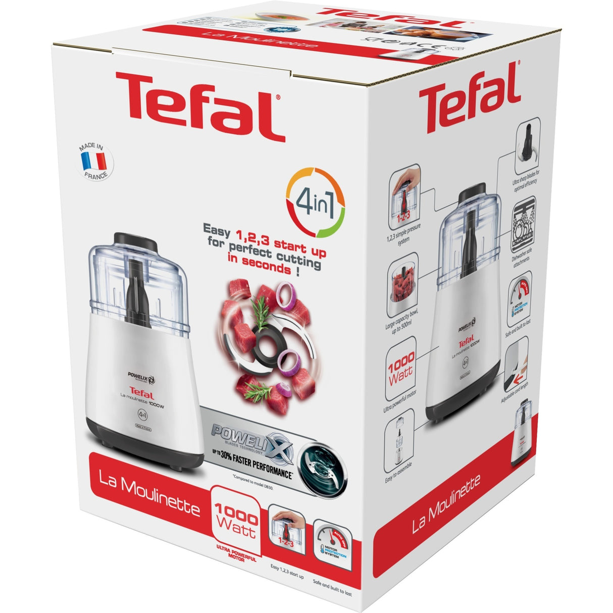 Tefal la moulinette dpa130 hakker (hvid)