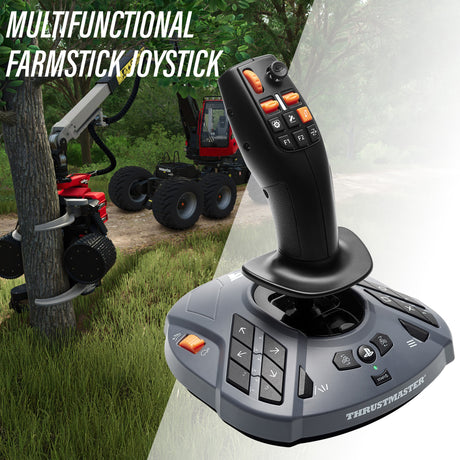 Thrustmaster t128 simtask farming pack simulatorset (zwart, playstation 5, pc)